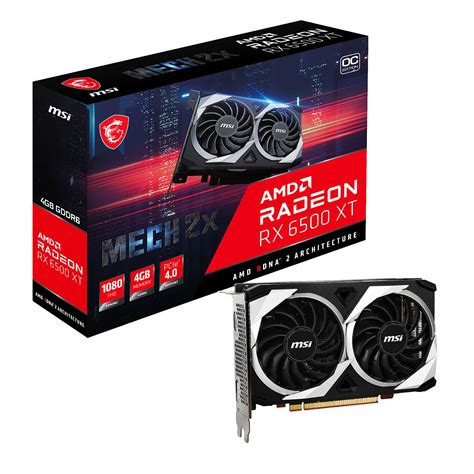 MSI Radeon RX 6500 XT MECH 2X 4G OC Carte graphique LDLC Muséericorde