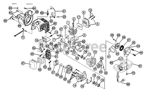 Cub Cadet Trimmer Parts Diagram