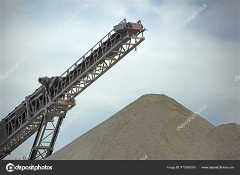 Conveyor Belt Construction Site — Stock Photo © Wirestock #475560058