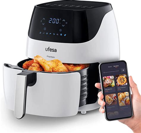 Ufesa Af White Phantom Friteuse Air Fryer Blanc Air Avec Wifi L