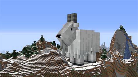 Goat Mob Statues Minecraft Map