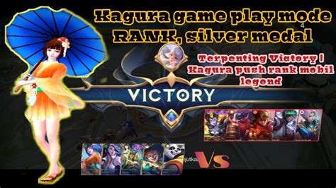 Kagura Game Play Mode Rank Silver Medal Terpenting Victory Kagura