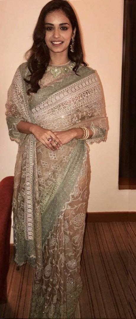 Miss World 2017 Manushi Chillar In A Saree Designed By Tarun Tahiliani