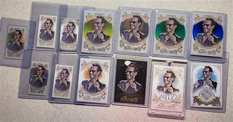 Marc Anthony Topps Allen Ginter Cards Partial Set Auto Numbered