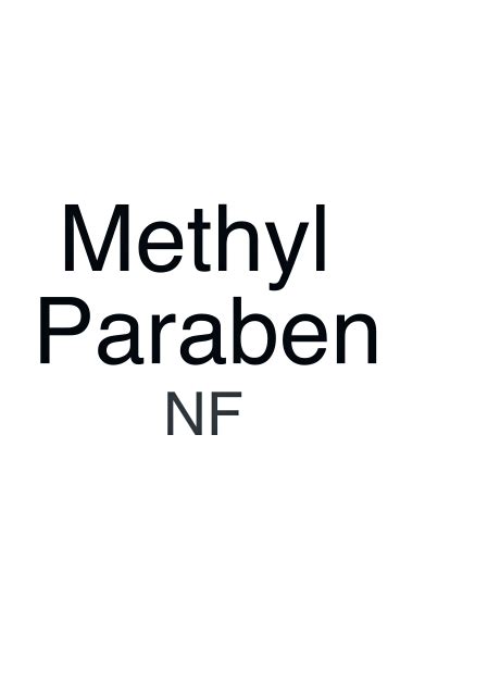 Product #7685: Methyl Paraben - Frontier Agricultural Sciences