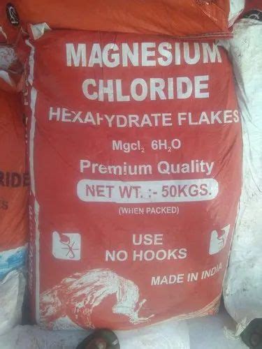 Magnesium Chloride Flakes Grade Regeant Purity At Rs Kilogram