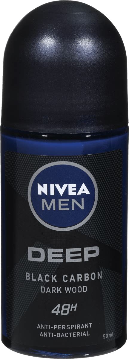 NIVEA MEN Pánsky guľôčkový antiperspirant Deep Black Carbon 50 ml