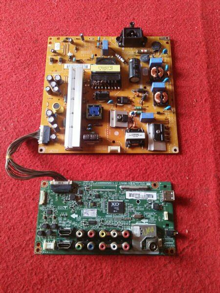 Jual Satu Set Mainboard Motherboard Modul Mobo Mb Mesin Tv Power