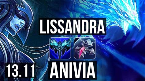 LISS Vs ANIVIA MID 5 7M Mastery 2 1 13 800 Games KR Master