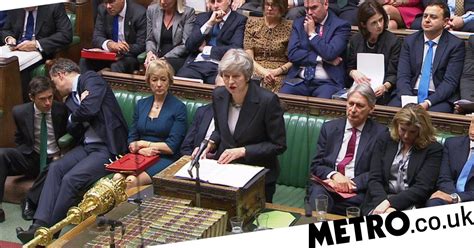 Theresa May Tells Mps There Wont Be A Peoples Vote On Brexit Metro News