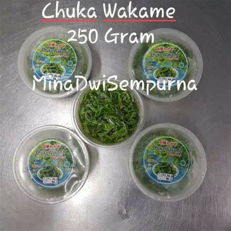 Jual Chuka Wakame 250 Gram Rumput Laut Seaweed Shopee Indonesia