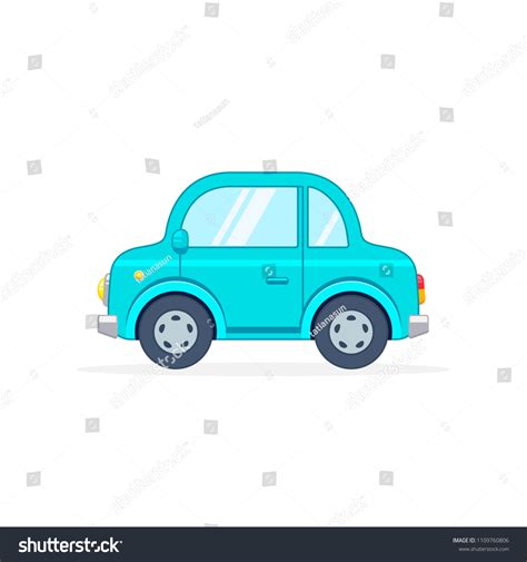 Car Icon Cartoon Side View Vector Stock Vector (Royalty Free ...