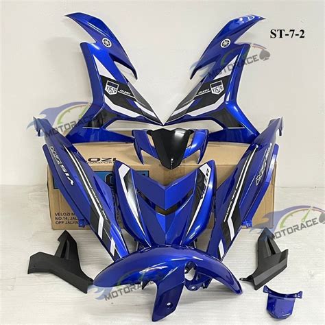 Velozi Racing Full Body Cover Set Y15zr Yamaha V1 V2 Standard With Sticker Shopee Malaysia