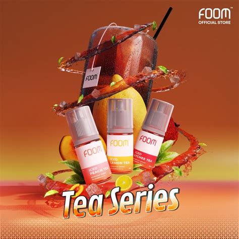 Jual Foom Tea Series 30ML Lychee Ice Tea Lemon Ice Tea Peach Ice