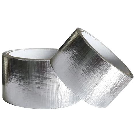 Hot Melt Glue HVAC Alu Aluminum Foil Reinforced Single Sided Laminated