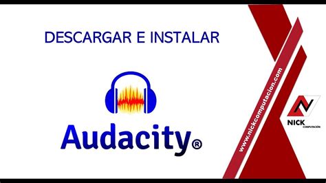 Descargar E Instalar Audacity Para Windows YouTube