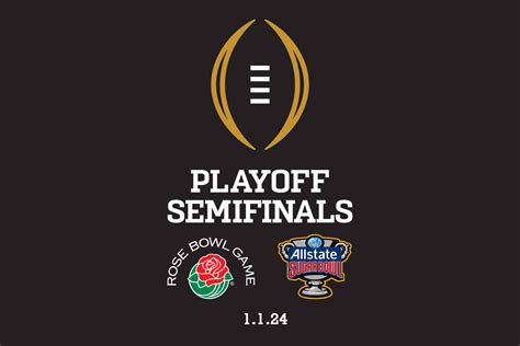 College Football Playoff: 2023-24 semifinal pairings set