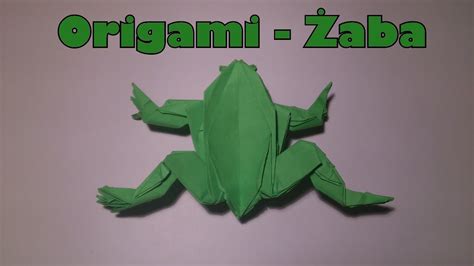 Origami Żaba Youtube