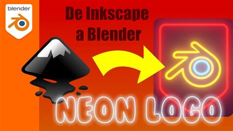 42 De Inkscape SVG A Blender Neon YouTube