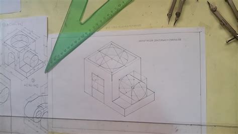 DIBUJO TECNICO ISOMETRICOS CON CURVAS Y CIRCULOS YouTube