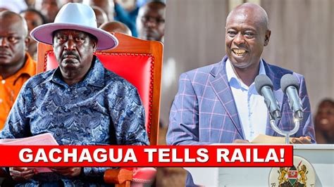 Raila Kusema Ukweli Mimi Nakuogopa Sana Listen What Dp Gachagua Told