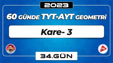 Kare 3 TYT AYT Geometri 34 Gün Video Eğitim Sayfam