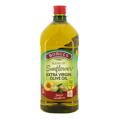 Borges Blend Of Sunflower Extra Virgin Olive Oil NTUC FairPrice