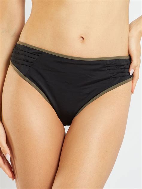 Slip Bikini Sans Complexe Nero Kaki Kiabi 18 00