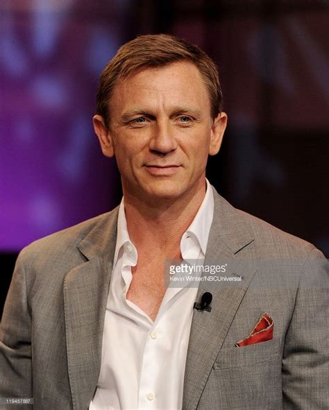 Actor Daniel Craig Appears On The Tonight Show With Jay Leno At The NBC