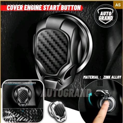 Jual Cover Engine Start Button Robocop Style Material Zink Alloy