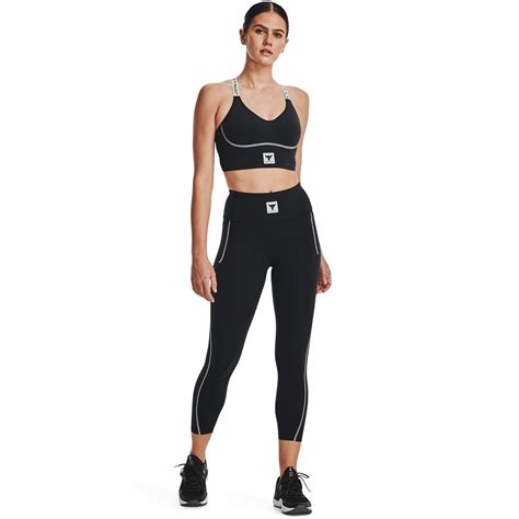 Under Armour Project Rock Meridian Legging Black White