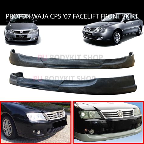 PROTON WAJA FOR CPS BUMPER 07 FACELIFT FRONT SKIRT MATERIAL PU GETAH