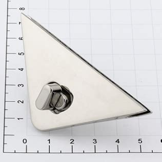 Замки для сумок: Замок для сумки треугольный 80 мм никель за 1440.16 ...