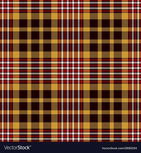 Tartan seamless pattern background red black Vector Image