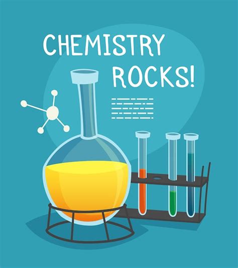 Free Vector Chemical Laboratory Cartoon Concept