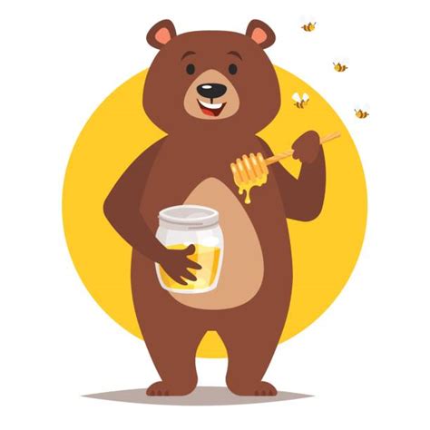 580 Honey Bear Container Stock Illustrations Royalty Free Vector