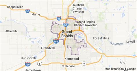 City Of Grand Rapids Mi Map Neighborhoods In Grand Rapids Mi