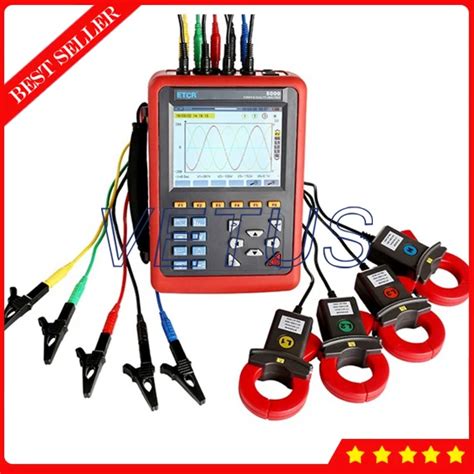 ETCR5000 Digital Power quality and energy analyzer with 3 phase power ...