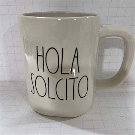 Rae Dunn Hola Solcito Mug Spanish Mug Oz Dishwasher And