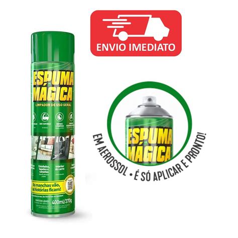 Espuma Magica Limpeza Removedor De Uso Geral Em Spray Proauto 400ml