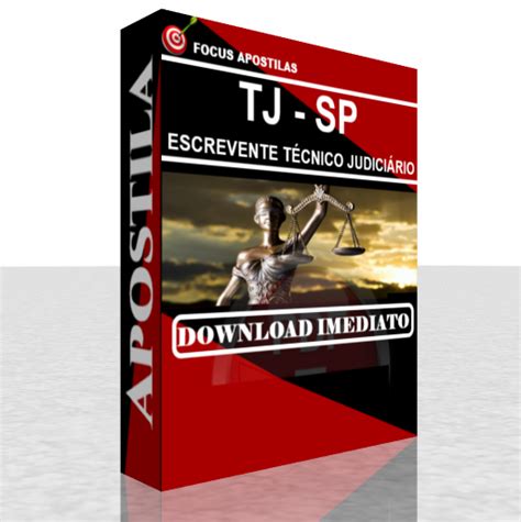 Apostila TJ SP Escrevente Técnico Judiciário em PDF 2024