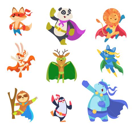 Hero Animals Defender Brave Character Animals Costume Character Png