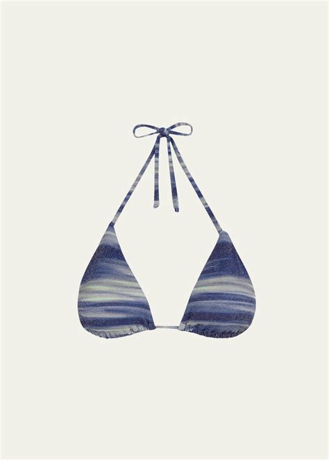 Vix Moonlight Triangle Bikini Top Bergdorf Goodman