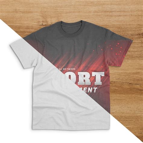 Free Sports T Shirt Mockup Psd Template Mockup Den