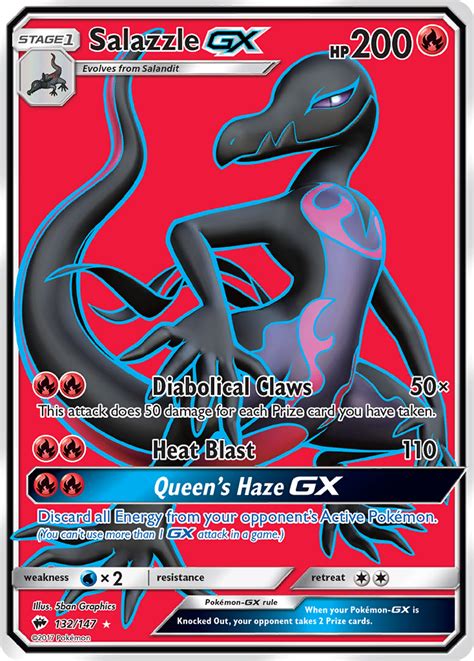 Salazzle Gx Burning Shadows Pok Mon Tcg Guru