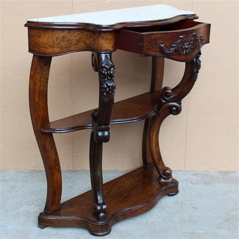 Ancien Console d époque Louis Philippe en acajou du 19ème siècle