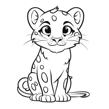 Snow Leopard Drawing PNG Transparent Images Free Download | Vector ...