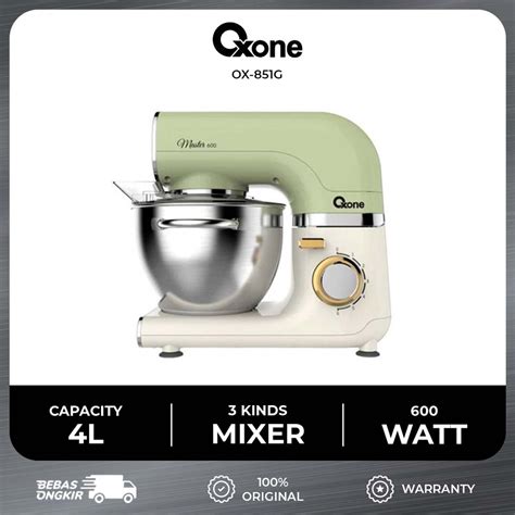 Jual Oxone Ox851g Stand Mixer Pengaduk Pengocok Telur Adonan Kue 4 L