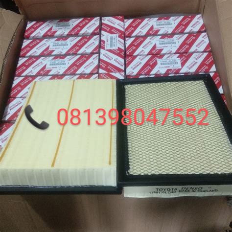 Jual Air Filter Saringan Udara Toyota Innova Reborn Fortuner Vrz