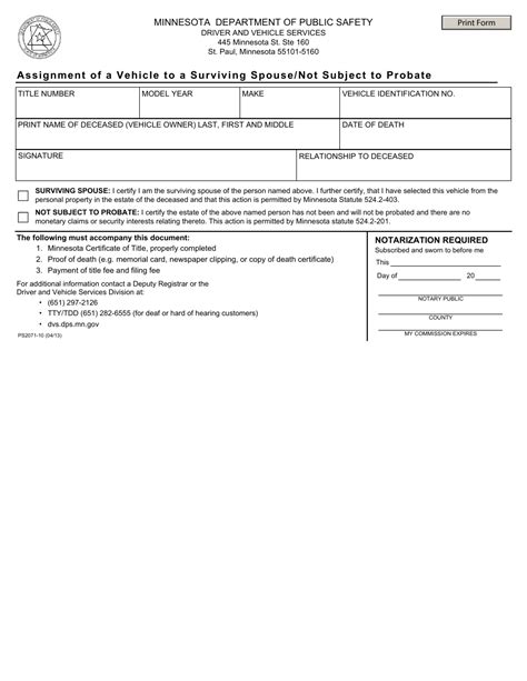 Form Ps2071 10 Fill Out Sign Online And Download Fillable Pdf